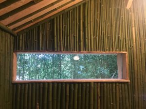Cabane des bambous murs bambous